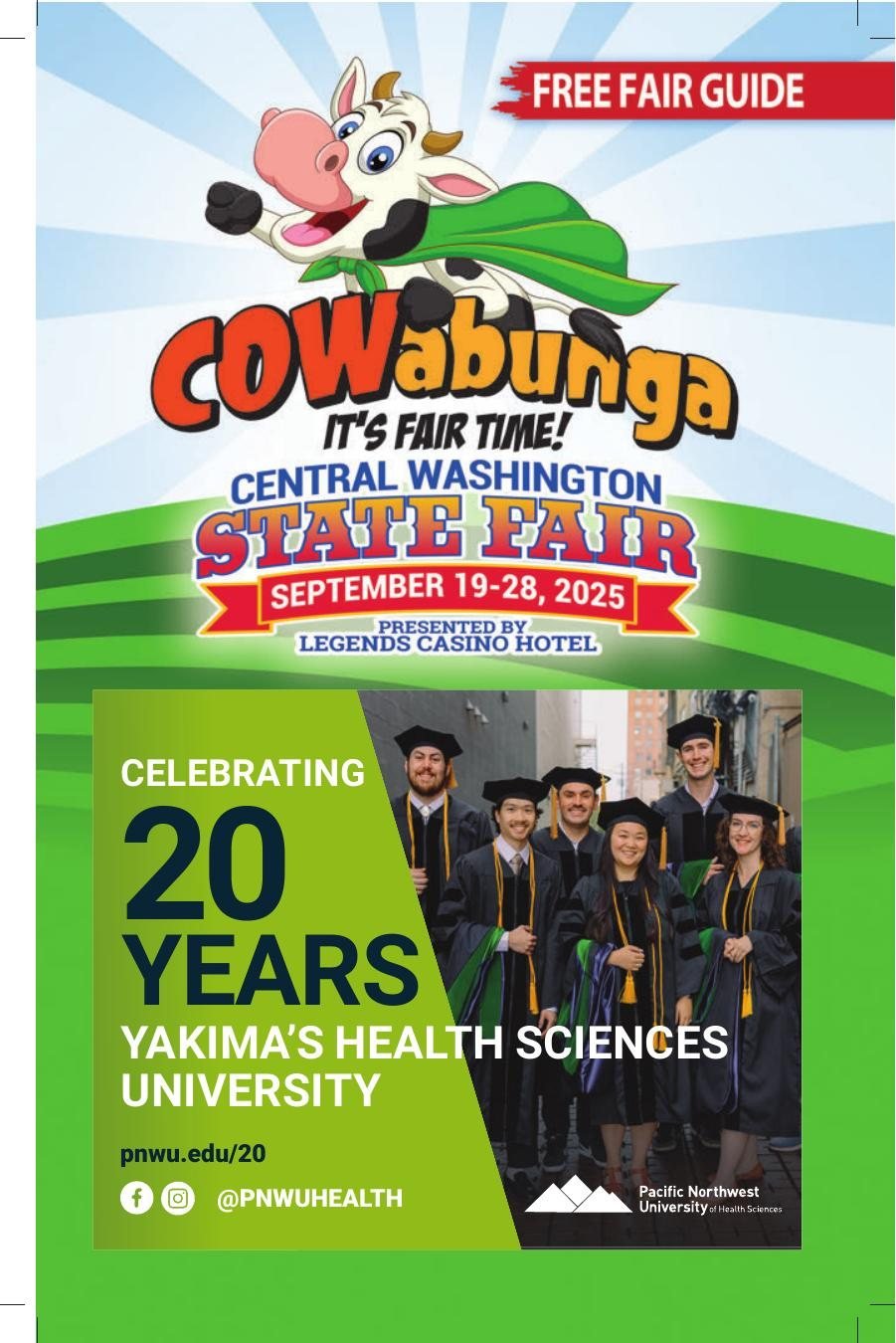 Cover of the 2025 Central Washington State Fair Guide